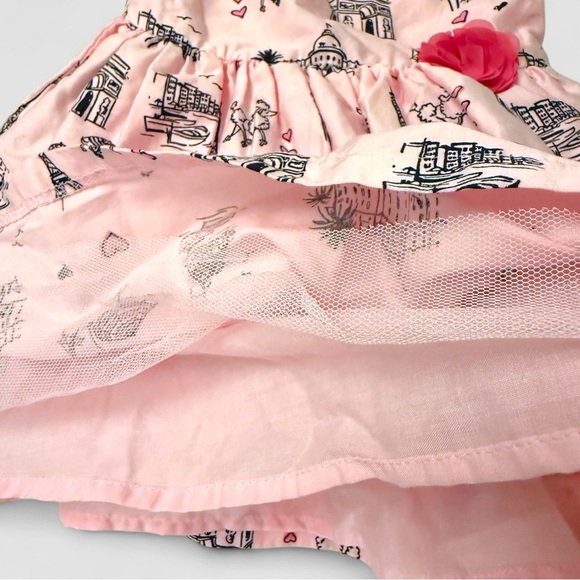 The Children’s Place Pink Paris-Themed Party Dress | 12–18M | NWOT - Picture 6 of 7